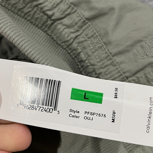 Calvin Klein Pants Womens Large Performance Cropped Active Ankle Drawstring Boho - Picture 5 of 10